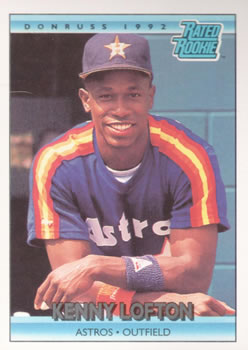 #5 Kenny Lofton - Houston Astros - 1992 Donruss Baseball