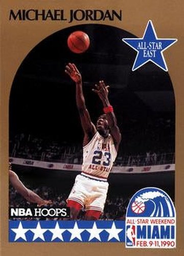 #5 Michael Jordan - Chicago Bulls - 1990-91 Hoops Basketball