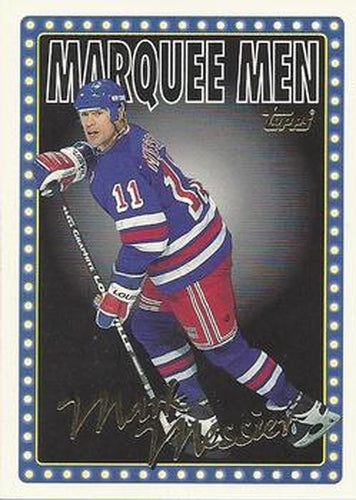 #5 Mark Messier - New York Rangers - 1995-96 Topps Hockey