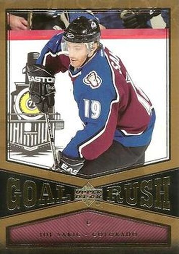 #GR5 Joe Sakic - Colorado Avalanche - 2005-06 Upper Deck Hockey - Goal Rush