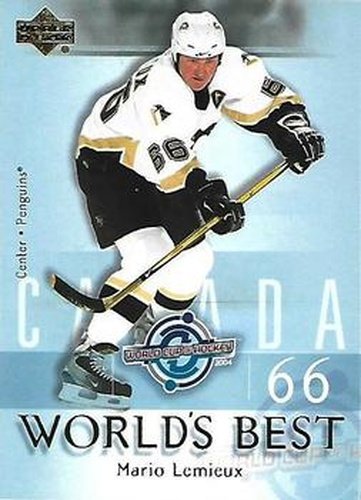 #WB5 Mario Lemieux - Pittsburgh Penguins - 2004-05 Upper Deck Hockey - World's Best