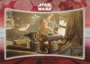 #5 Rey's AT-AT - 2015 Topps Star Wars The Force Awakens - Locations
