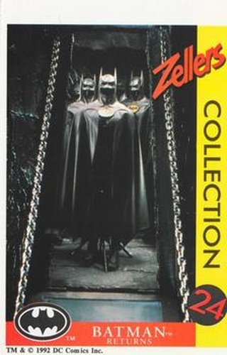 #5 Batman's uniform vault in the Batcave! - 1992 Zellers Batman Returns