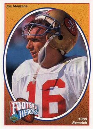 #5 Joe Montana - San Francisco 49ers - 1991 Upper Deck - Football Heroes: Joe Montana Football