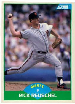 #5 Rick Reuschel - San Francisco Giants - 1989 Score Baseball