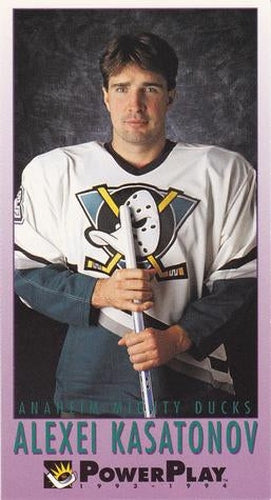 #5 Alexei Kasatonov - Anaheim Mighty Ducks - 1993-94 Fleer PowerPlay Hockey