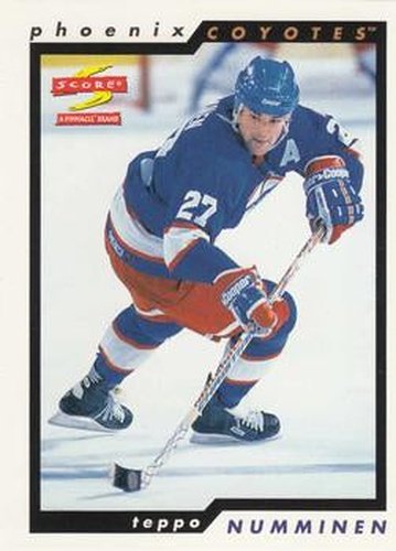 #5 Teppo Numminen - Phoenix Coyotes - 1996-97 Score Hockey