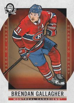 #5 Brendan Gallagher - Montreal Canadiens - 2018-19 O-Pee-Chee Coast to Coast Hockey