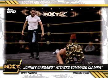 #5 Johnny Gargano Attacks Tommaso Ciampa - 2021 Topps WWE NXT Wrestling