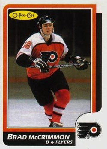 #5 Brad McCrimmon - Philadelphia Flyers - 1986-87 O-Pee-Chee Hockey