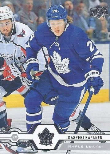 #5 Kasperi Kapanen - Toronto Maple Leafs - 2019-20 Upper Deck Hockey