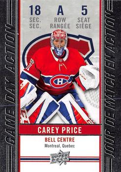 #GDA-5 Carey Price - Montreal Canadiens - 2018-19 Upper Deck Tim Hortons Hockey - Game Day Action