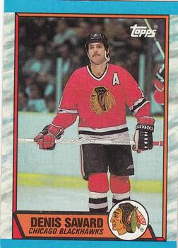 #5 Denis Savard - Chicago Blackhawks - 1989-90 Topps Hockey