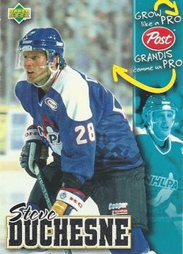 #5 Steve Duchesne - Ottawa Senators - 1996-97 Upper Deck Post Cereal Hockey
