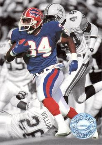 #5 Thurman Thomas - Buffalo Bills - 1991 Pro Set Platinum Football