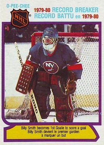 #5 Billy Smith - New York Islanders - 1980-81 O-Pee-Chee Hockey