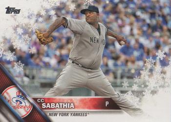 #HMW5 CC Sabathia - New York Yankees - 2016 Topps Holiday Baseball