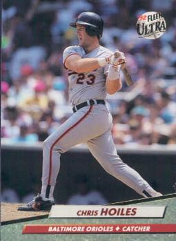 #5 Chris Hoiles - Baltimore Orioles - 1992 Ultra Baseball