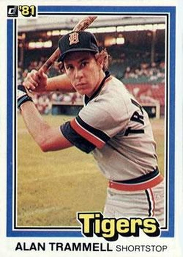 #5 Alan Trammell - Detroit Tigers - 1981 Donruss Baseball