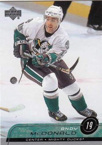 #5 Andy McDonald - Anaheim Mighty Ducks - 2002-03 Upper Deck Hockey