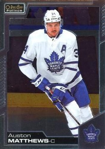 #5 Auston Matthews - Toronto Maple Leafs - 2020-21 O-Pee-Chee Platinum Hockey