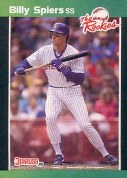 #5 Bill Spiers - Milwaukee Brewers - 1989 Donruss The Rookies Baseball