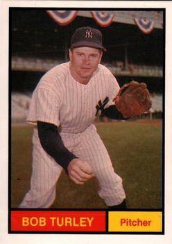 #5 Bob Turley - New York Yankees -1982 Galasso 1961 World Champions New York Yankees Baseball