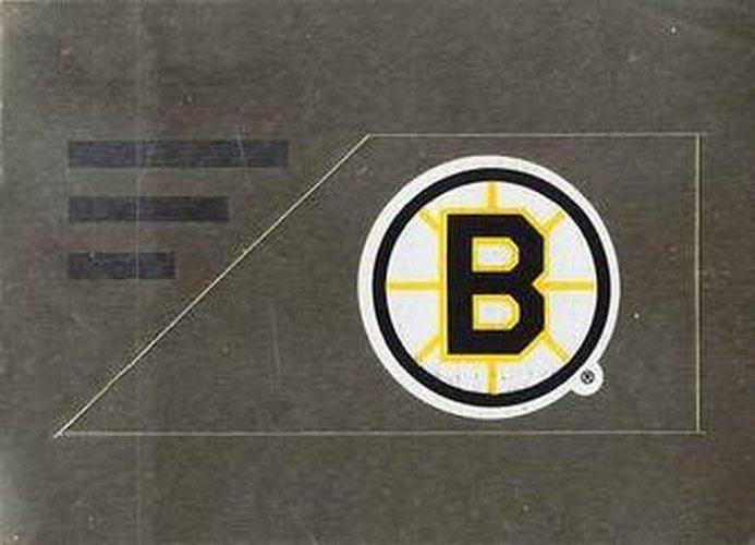 #5 Boston Bruins Logo - Boston Bruins - 1994-95 Panini Hockey Stickers