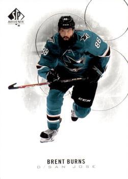 #5 Brent Burns - San Jose Sharks - 2020-21 SP Authentic Hockey