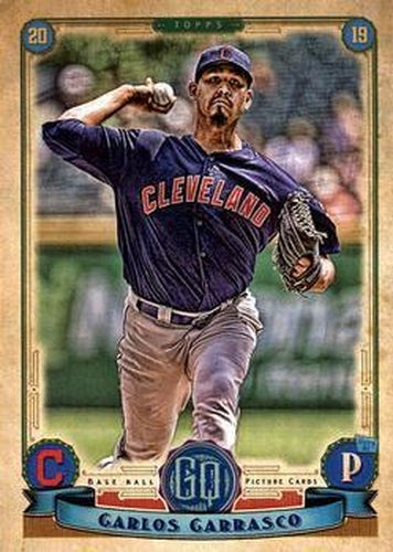 #5 Carlos Carrasco - Cleveland Indians - 2019 Topps Gypsy Queen Baseball