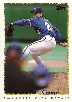 #5 David Cone - Kansas City Royals - 1995 Topps Baseball