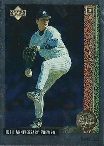 #5 David Cone - New York Yankees - 1998 Upper Deck - 10th Anniversary Preview Baseball