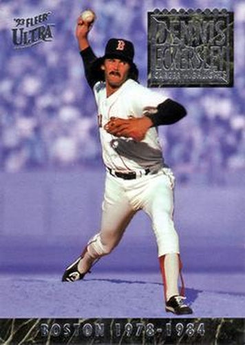 #5 Dennis Eckersley - Boston Red Sox - 1993 Ultra - Dennis Eckersley Career Highlights Baseball