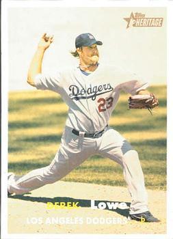 #5 Derek Lowe - Los Angeles Dodgers - 2006 Topps Heritage Baseball