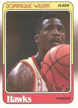 #5 Dominique Wilkins - Atlanta Hawks - 1988-89 Fleer Basketball