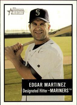 #5 Edgar Martinez - Seattle Mariners - 2003 Bowman Heritage Baseball