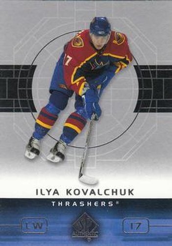 #5 Ilya Kovalchuk - Atlanta Thrashers - 2002-03 SP Authentic Hockey