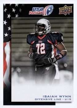 #5 Isaiah Wynn - USA - 2014 Upper Deck USA Football