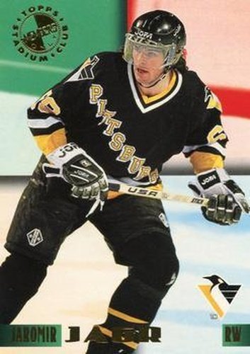 #5 Jaromir Jagr - Pittsburgh Penguins - 1995-96 Stadium Club Members Only 50 Hockey