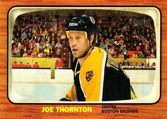 #5 Joe Thornton - Boston Bruins - 2002-03 Topps Heritage Hockey