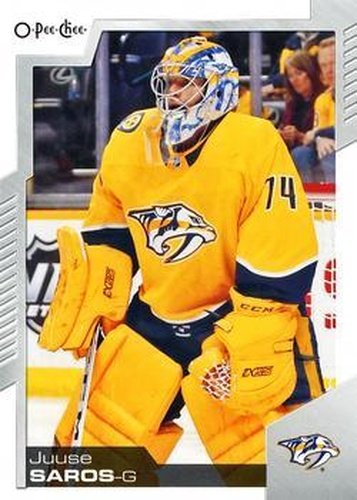 #5 Juuse Saros - Nashville Predators - 2020-21 O-Pee-Chee Hockey