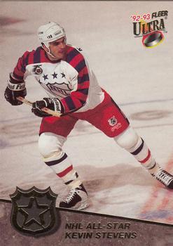 #5 Kevin Stevens - Pittsburgh Penguins - 1992-93 Ultra - NHL All-Stars Hockey