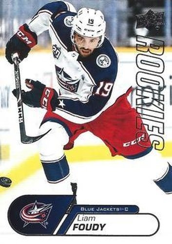 #5 Liam Foudy - Columbus Blue Jackets - 2020-21 Upper Deck NHL Star Rookies Box Set Hockey