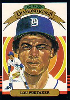 #5 Lou Whitaker - Detroit Tigers - 1985 Donruss Baseball