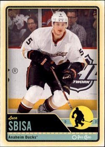 #5 Luca Sbisa - Anaheim Ducks - 2012-13 O-Pee-Chee Hockey