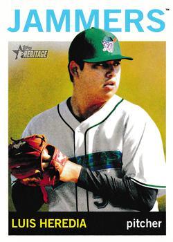 #5 Luis Heredia - Jamestown Jammers - 2013 Topps Heritage Minor League Baseball