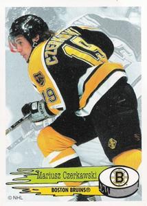 #5 Mariusz Czerkawski - Boston Bruins - 1995-96 Panini Hockey Stickers