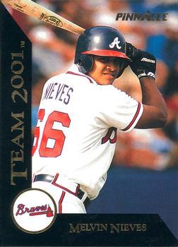#5 Melvin Nieves - Atlanta Braves - 1993 Pinnacle - Team 2001 Baseball