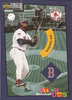 #5 Mo Vaughn - Boston Red Sox -1998 Collector's Choice - Stick-Ums Baseball