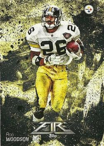 #5 Rod Woodson - Pittsburgh Steelers - 2014 Topps Fire Football